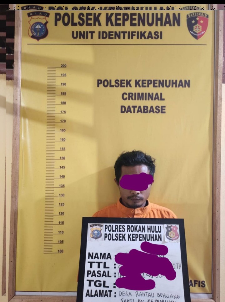 Dua Pelaku Narkotika Diringkus Personil Polsek Kepenuhan