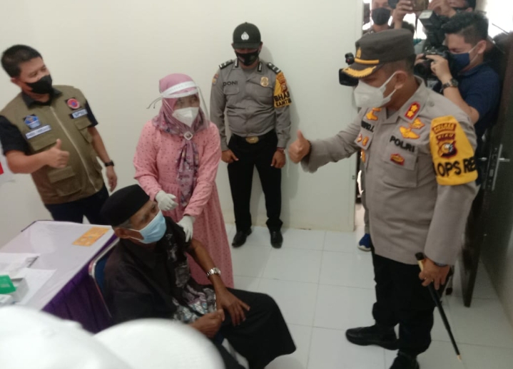 Kapolres Rohul Himbau Stakeholder Agar Bahu-Membahau Cegah Covid-19 Dan Sosialisasi Vaksinisasi