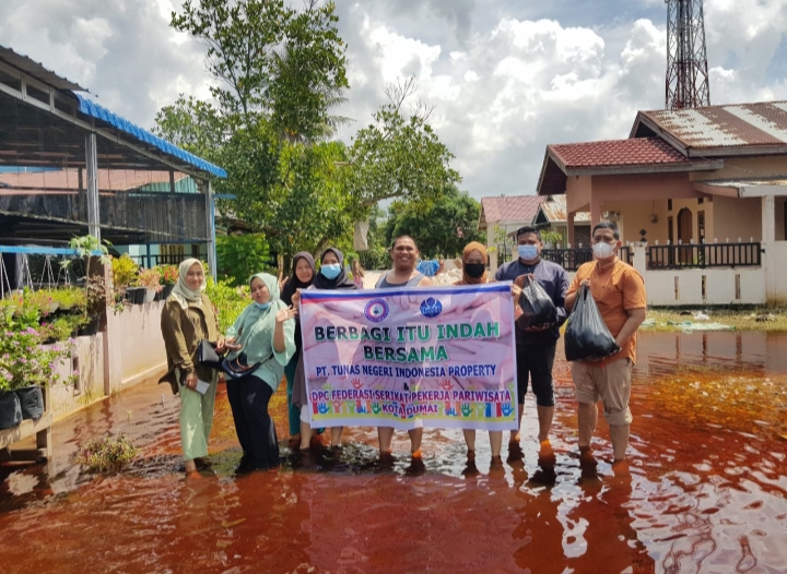 PT Tunas Negeri Indonesia Property Bersama DPC FSP- Pariwisata Dumai Berbagi