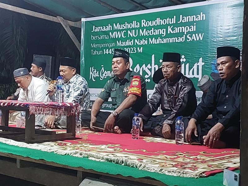 Kegiatan Maulid Nabi Muhammad SAW Dihadiri Oleh Sertu Misriyadi