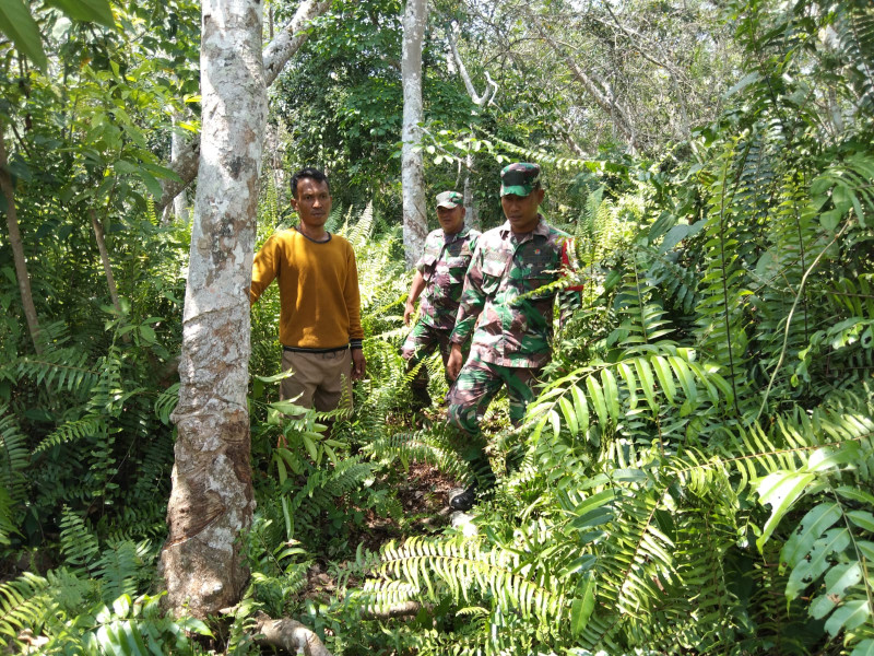 Patroli Di Wilayah Binaannya, Babinsa Koramil 06 Merbau Tekankan Ini