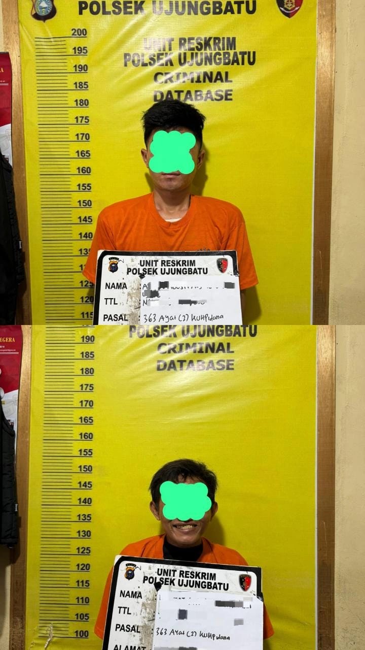 Tindak Tegas Kejahatan, Polsek Ujung Batu Berhasil Tangkap Dua Pelaku Curat di Desa Ngaso
