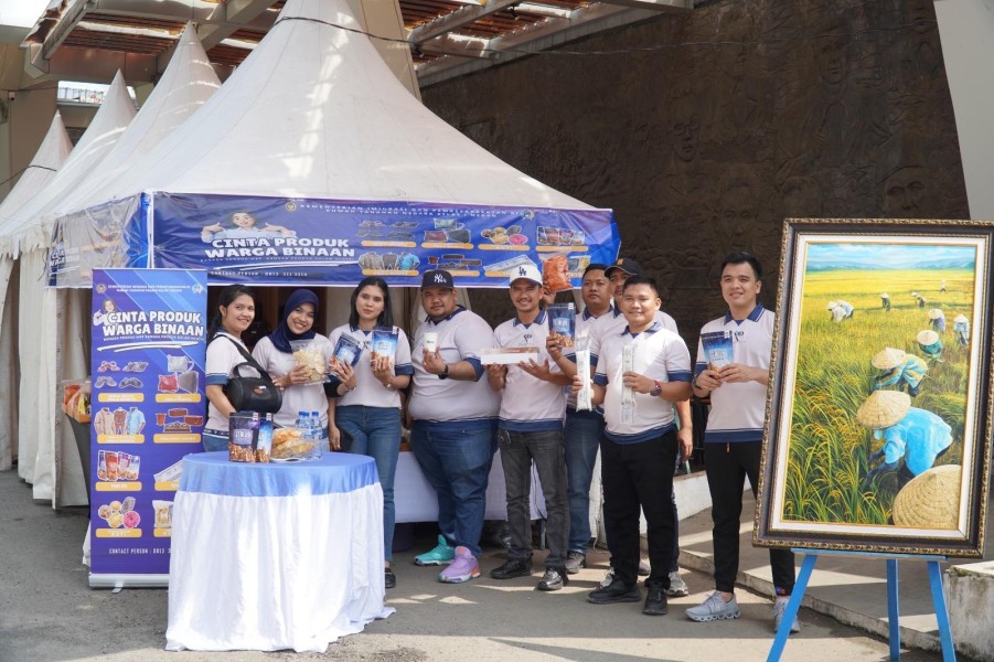 Warga Binaan Rutan Kelas I Medan Tampilkan Karya Kreatif di Event “Sumut Vibes 2025