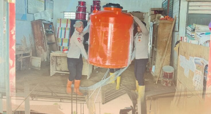 Negara Hadir di Tengah Duka, Brimob Polda Sumut Terus Bergerak Pulihkan Sibolga dan Tapanuli Tengah