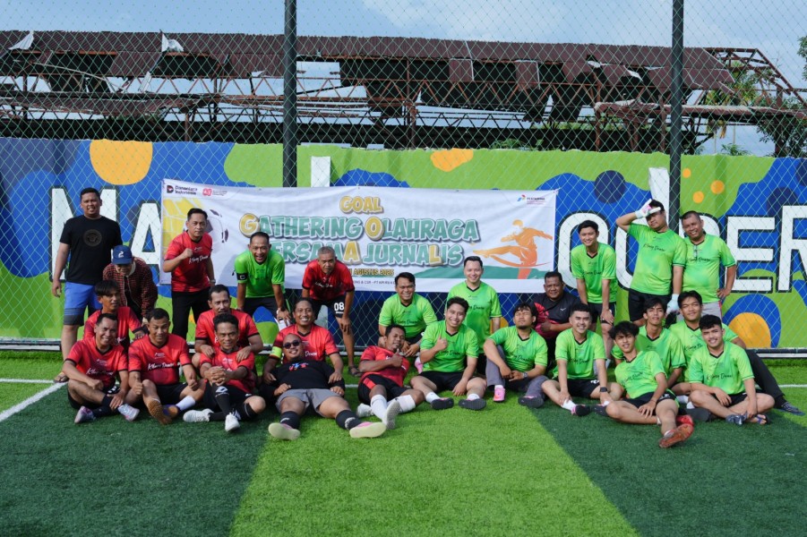 Perkuat Sinergi dengan Cara Sehat, Kilang Pertamina Dumai Ajak Insan Pers Berlaga di Pertandingan Mini Soccer