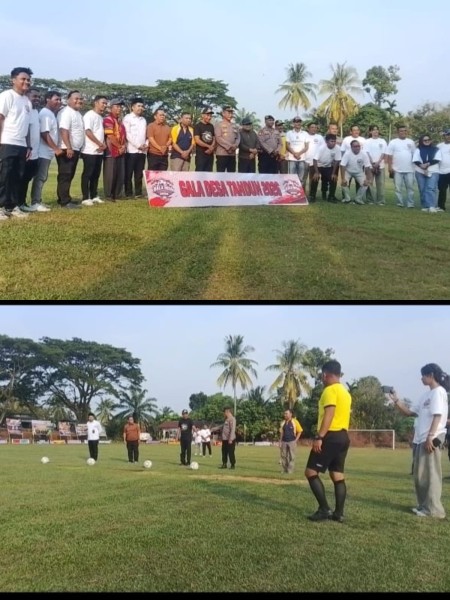 Turnamen Sepak Bola Antar Desa di Tandun Jadi Ajang Silaturrahmi Jelang HUT RI ke-81