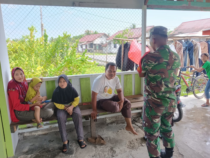 Dengan Komsos, Serda Aldo Ingatkan Mengenai Pentingnya Pancasila