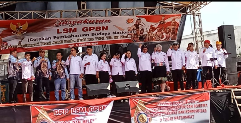 Tasyakuran Sambut Hari Jadi Pati ke-701 dan HUT RI ke-79, LSM GPBN Tepis Stigma Negatif di Masyarakat